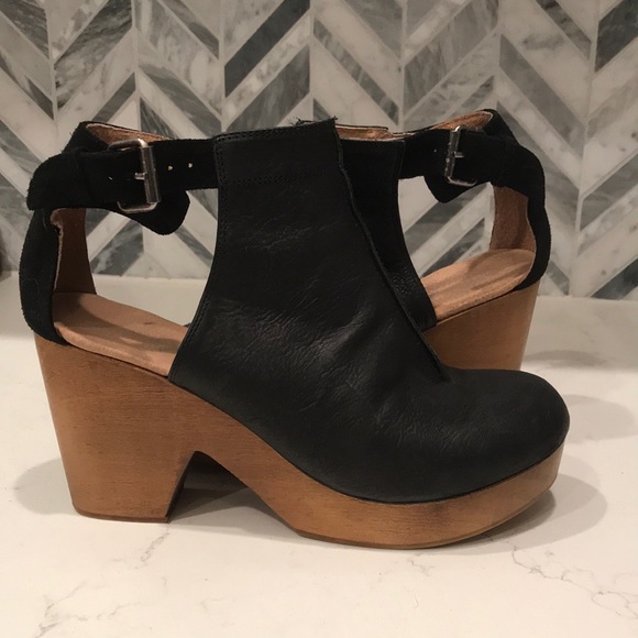 Free People black Amber orchard clog heel - Picture 2 of 7